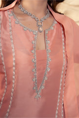 Formal Stitched Zee FM-048 Rooh 3PC Raw Silk Suit
