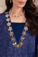 Formal Stitched Zee FM-049 Chunnari 3PC Raw Silk Suit