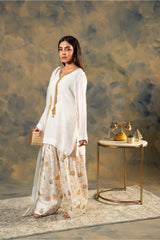 Formal Stitched Zee FM-050 Sehar 3PC Raw Silk Suit