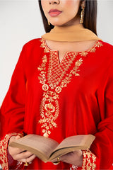 Formal Stitched Zee FM-056 Roshni 3PC Suit