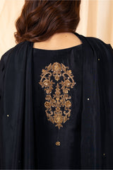 Luxury Stitched Zee LX-055 Sham-E-Noor 3PC Silk Suit