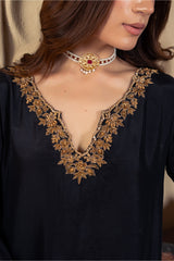 Luxury Stitched Zee LX-055 Sham-E-Noor 3PC Silk Suit