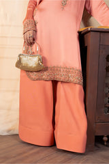 Luxury Stitched Zee LX-054 Zeenat 2PC Silk Suit
