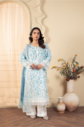 Premium Zee PM-031 3PC Lawn Suit