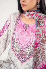 Premium Zee PM-039 3PC Lawn Suit