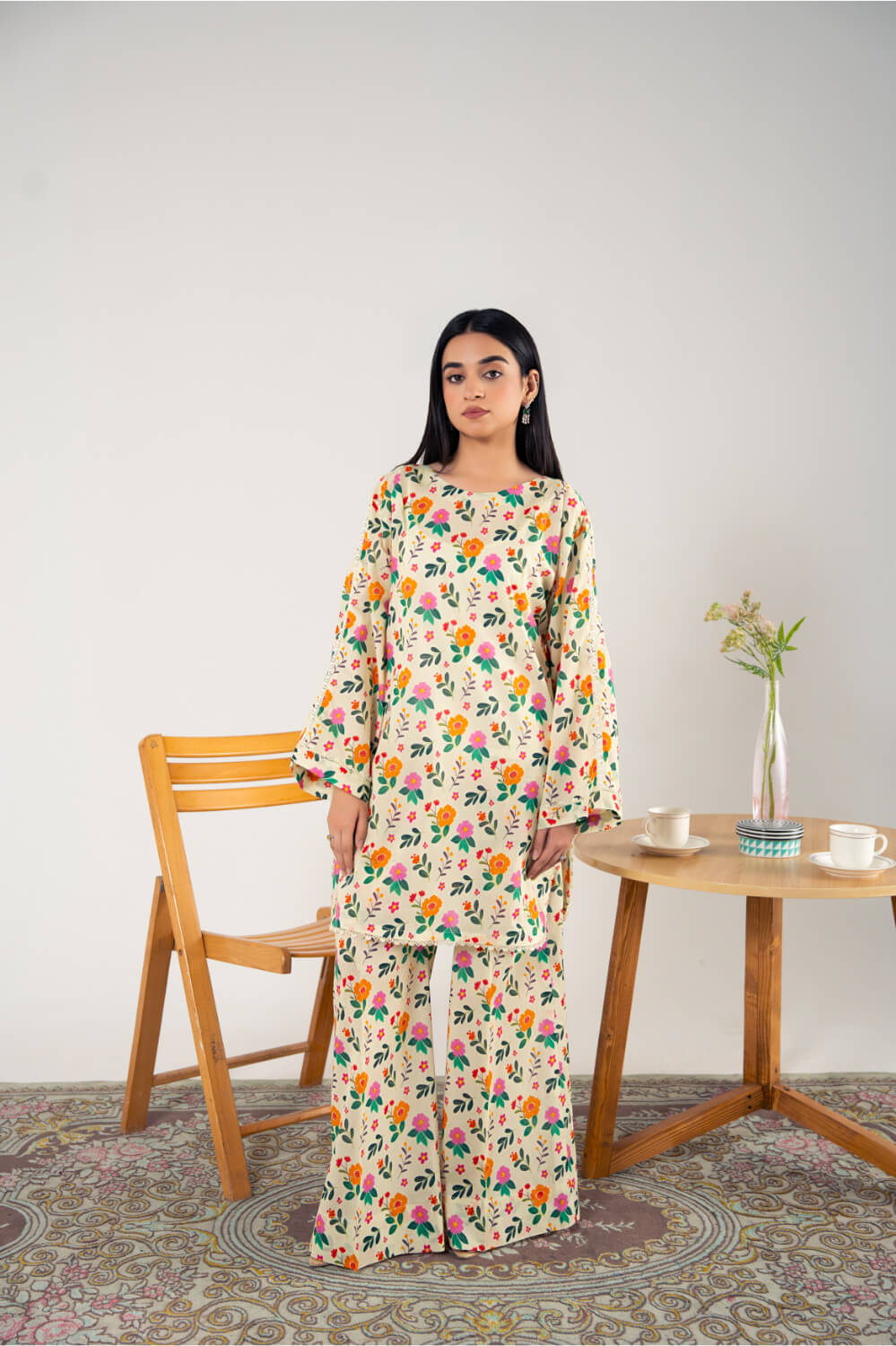 Basic Stitched Zee-BS-008 2PC Lawn Suit