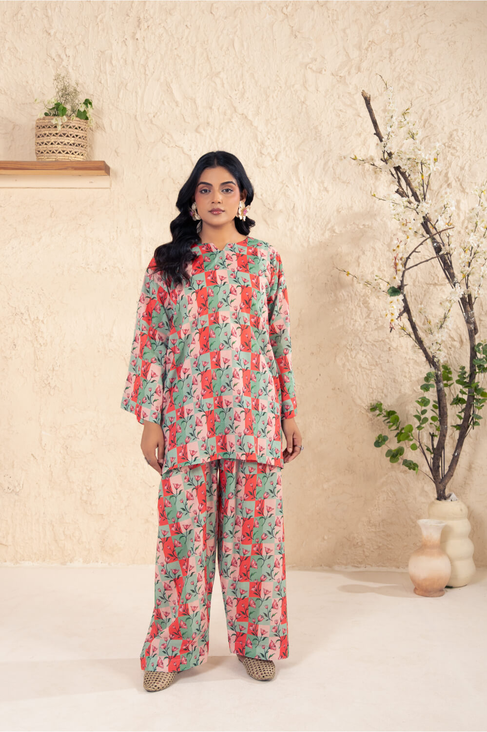 Basic Stitched Zee-BS-009 2PC Lawn Suit