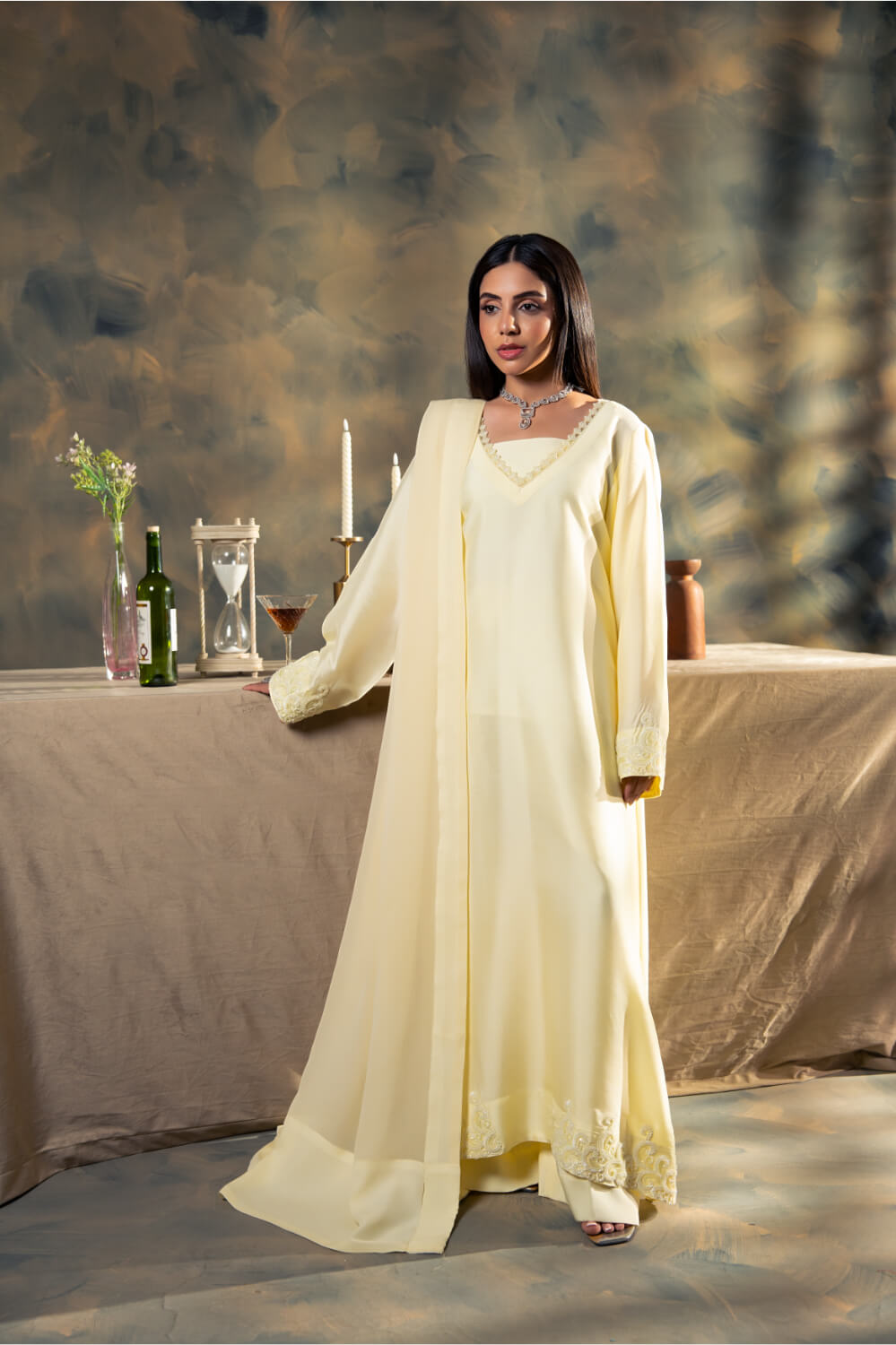 Formal Stitched Zee FM-047 Noor-E-Chand 3PC Raw Silk Suit
