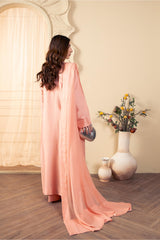 Formal Stitched Zee FM-048 Rooh 3PC Raw Silk Suit