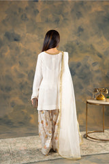 Formal Stitched Zee FM-050 Sehar 3PC Raw Silk Suit