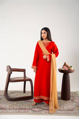 Formal Stitched Zee FM-056 Roshni 3PC Suit