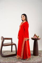 Formal Stitched Zee FM-056 Roshni 3PC Suit