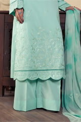 Premium Zee PM-016 3PC Lawn Suit
