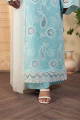 Premium Stitched Zee PM-034 2PC Lawn Suit