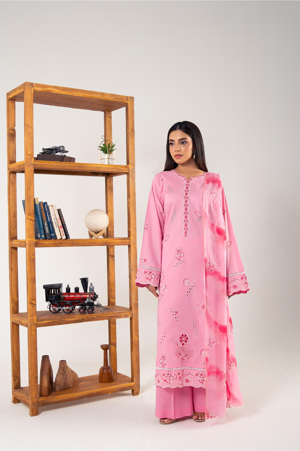 Premium Zee PM-015 3PC Lawn Suit