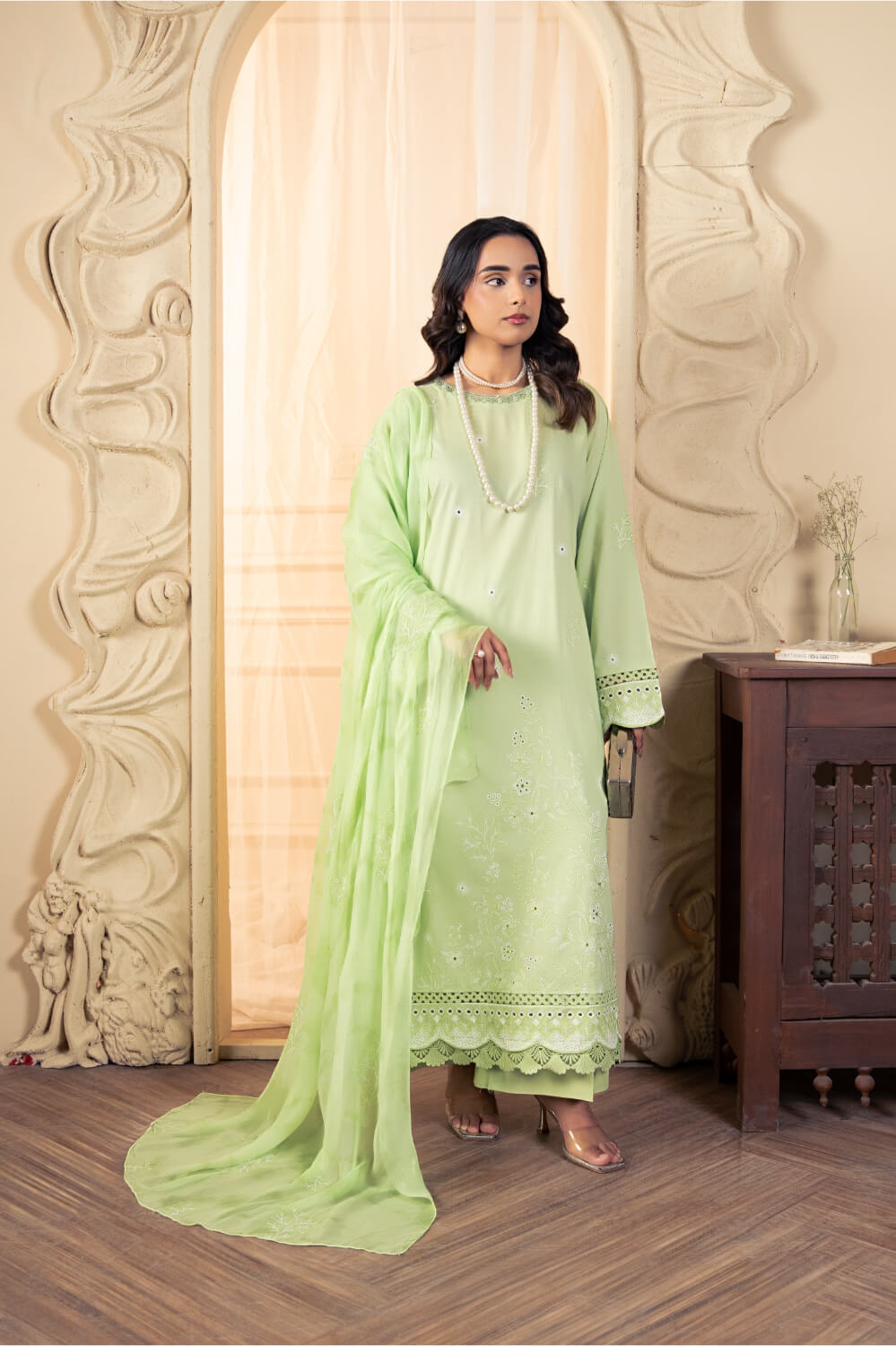 Premium Zee PM-017 3PC Lawn Suit