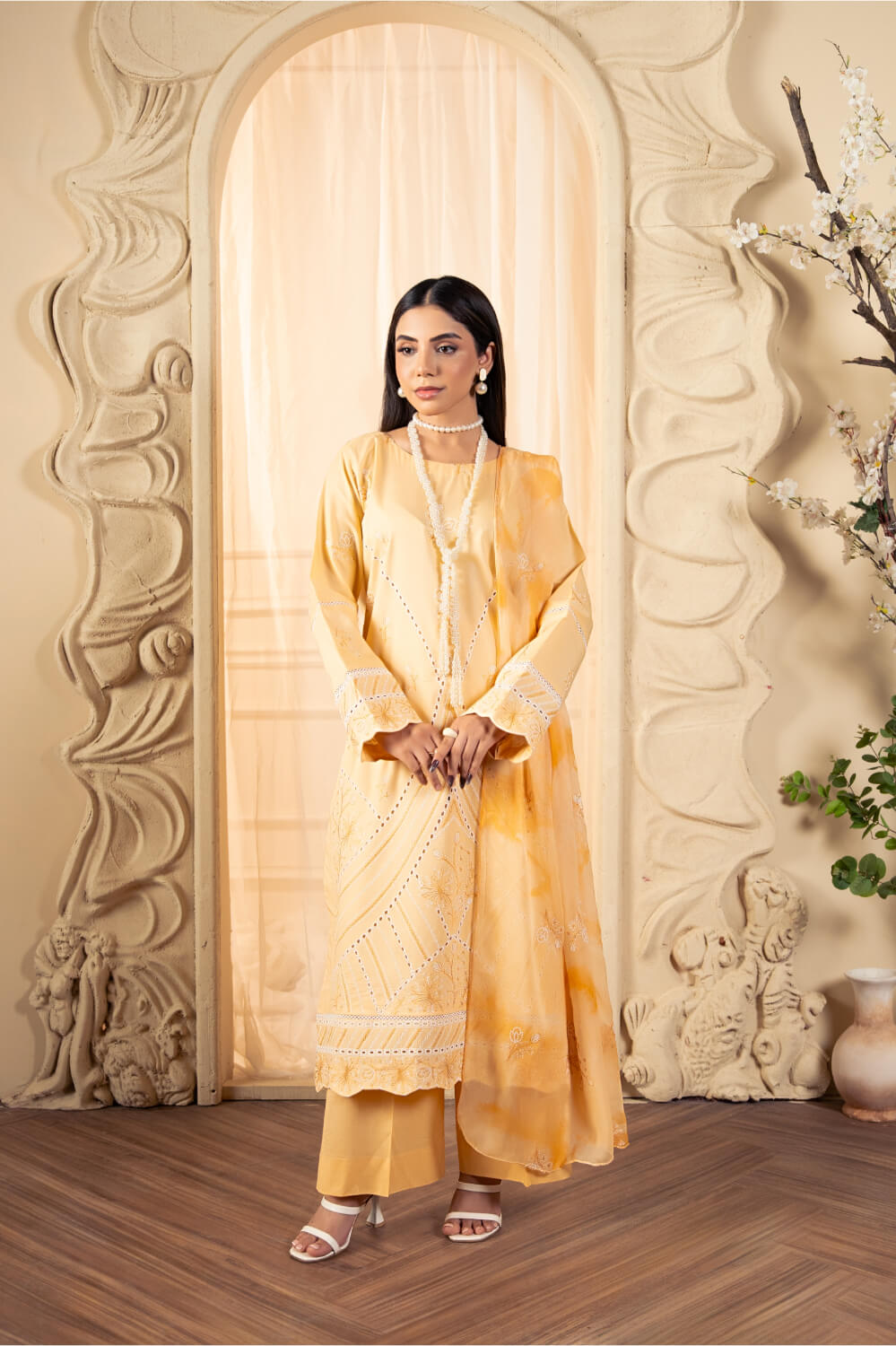 Premium Zee PM-020 3PC Lawn Suit