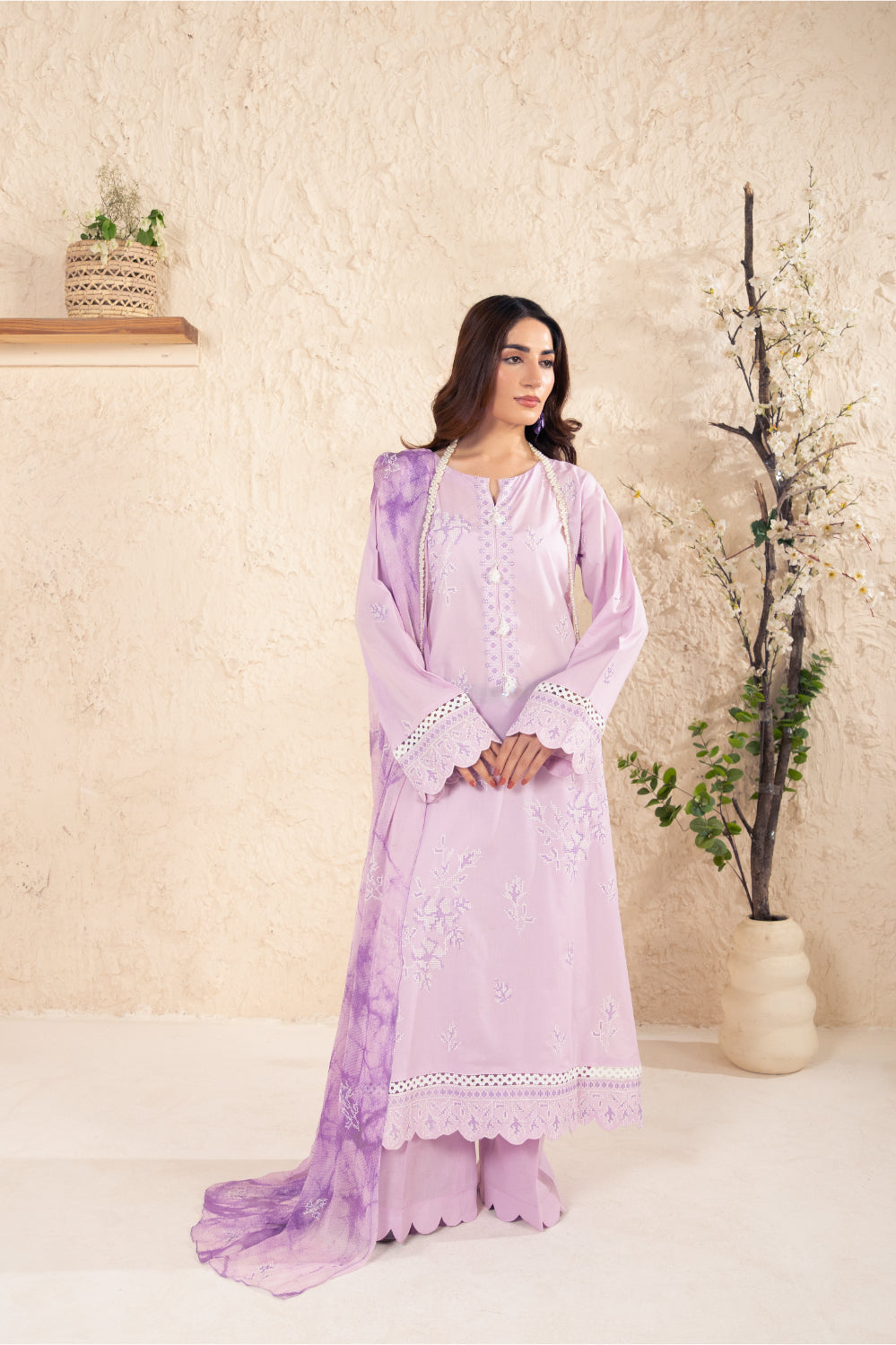 Premium Zee PM-022 3PC Lawn Suit