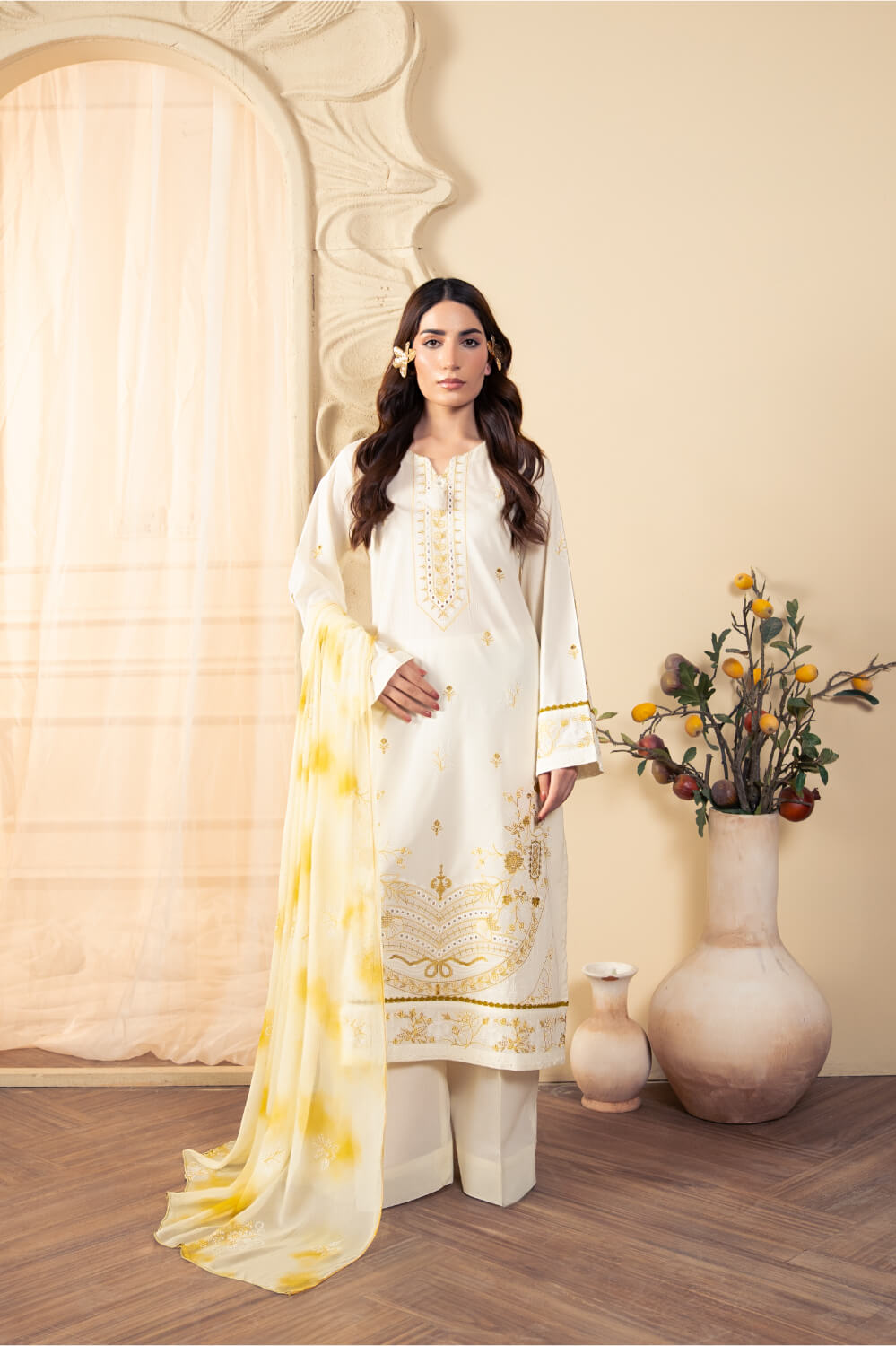 Premium Zee PM-023 3PC Lawn Suit