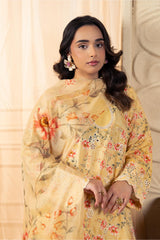 Premium Zee PM-026 3PC Lawn Suit
