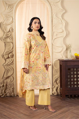 Premium Zee PM-026 3PC Lawn Suit