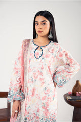 Premium Zee PM-027 3PC Lawn Suit