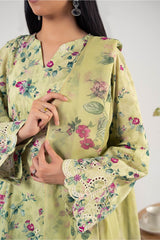 Premium Zee PM-028 3PC Lawn Suit