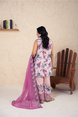 Premium Zee PM-033 3PC Lawn Suit