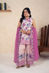 Premium Zee PM-033 3PC Lawn Suit