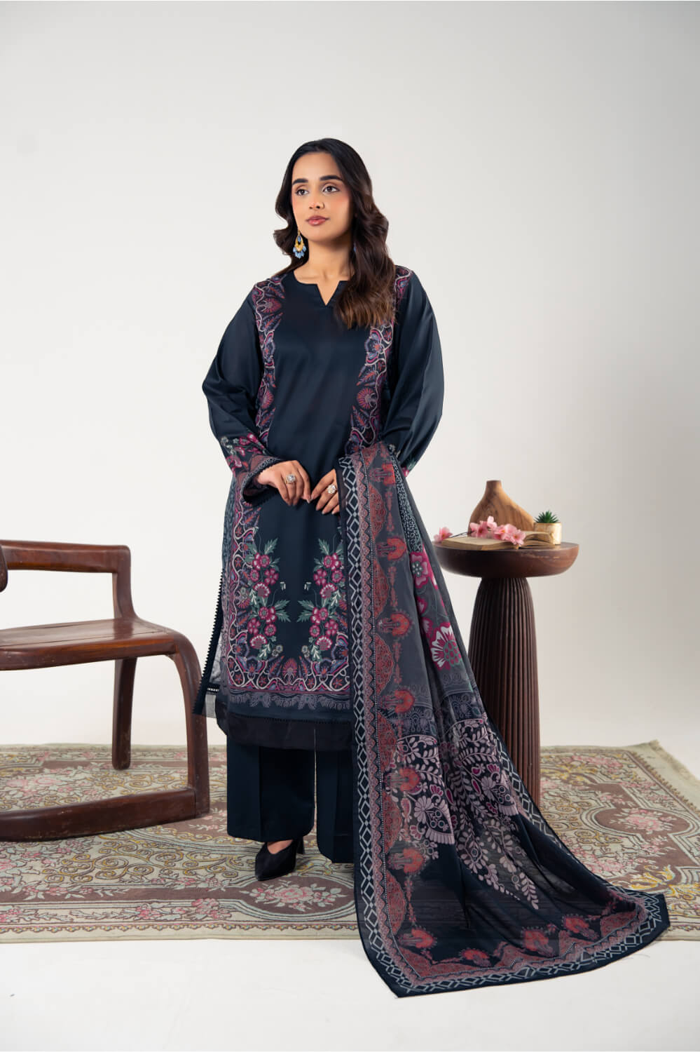 Premium Zee PM-040 3PC Lawn Suit